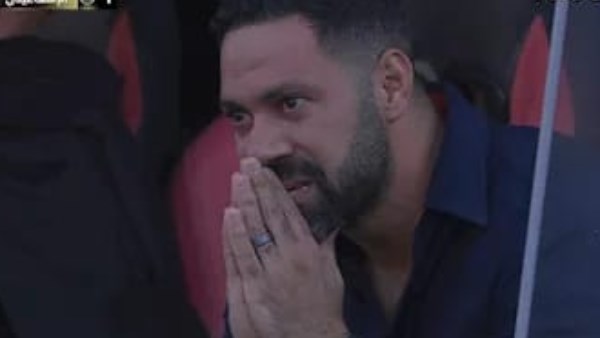 بكاء حسني عبد ربه بعد هدف الإسماعيلي في الدقائق الأخيرة