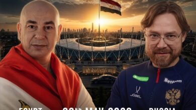 استاد مصر يتأهب لقمة عالمية بين المنتخب الوطني وروسيا استعدادًا للمونديال