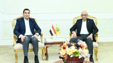 ضمن احتفالات عيد تحرير سيناء.. وزير الشباب والرياضة يلتقي محافظ شمال سيناء بديوان عام المحافظة