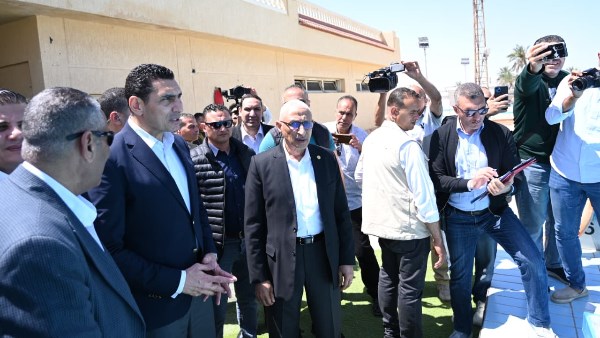 لبناء الإنسان المصري.. وزير الرياضة ومحافظ شمال سيناء يتفقدان حمام السباحة الأوليمبي