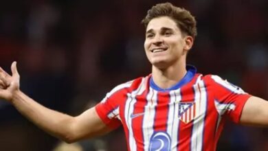 إنجاز أرجنتيني جديد.. ألفاريز يحطم رقم ميسي بدوري أبطال أوروبا