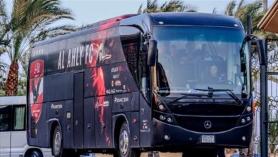 الأهلي يصل إستاد القاهرة لمواجهة الزمالك في مباراة القمة