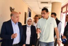 جوله تفقدية لوزير الرياضة بمركز الطب الرياضي