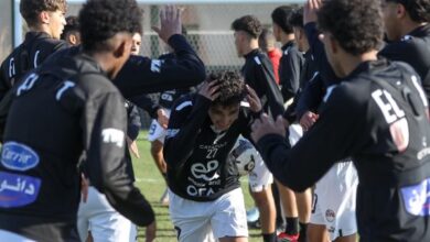 منتخب الناشئين يختتم تدريباته استعدادًا لمواجهة الزمالك وديًا